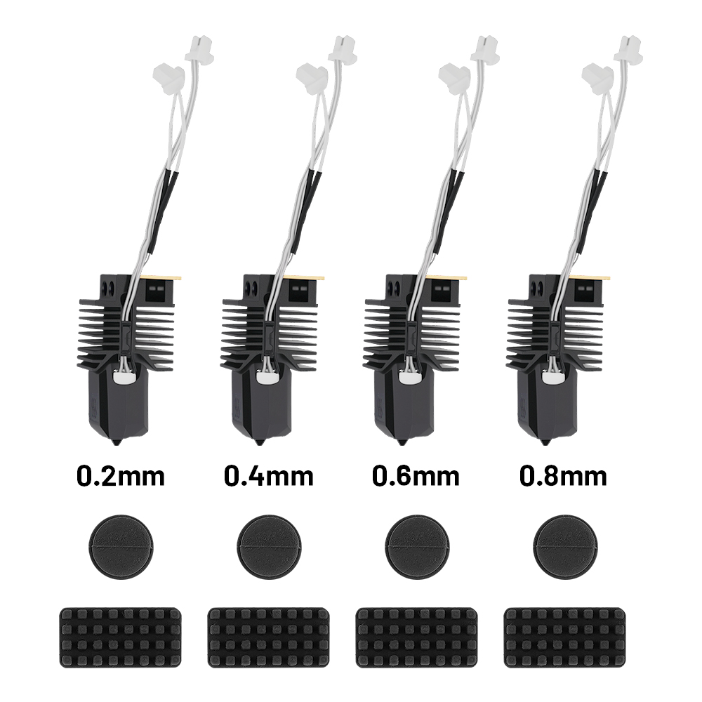 High Flow Ceramic Hotend - Untuk Snapmaker U1 Kit Blok Pemanas