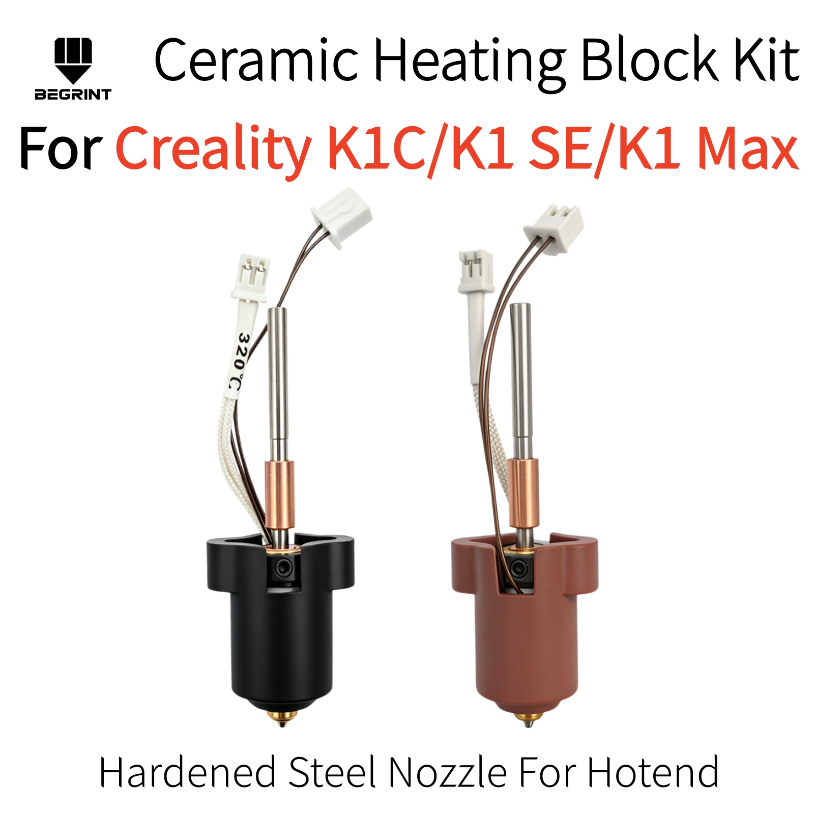 High Flow Ceramic Hotend - Untuk Creality K1C K1 MAX K1