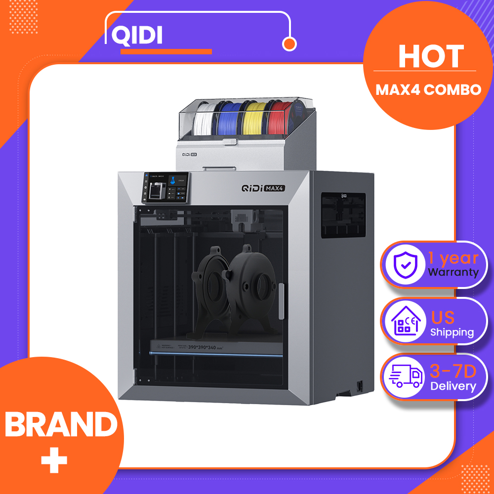 Direct Drive Dual Gear Extruder High Speed - Printer 3D QIDI Max4 Combo, hingga