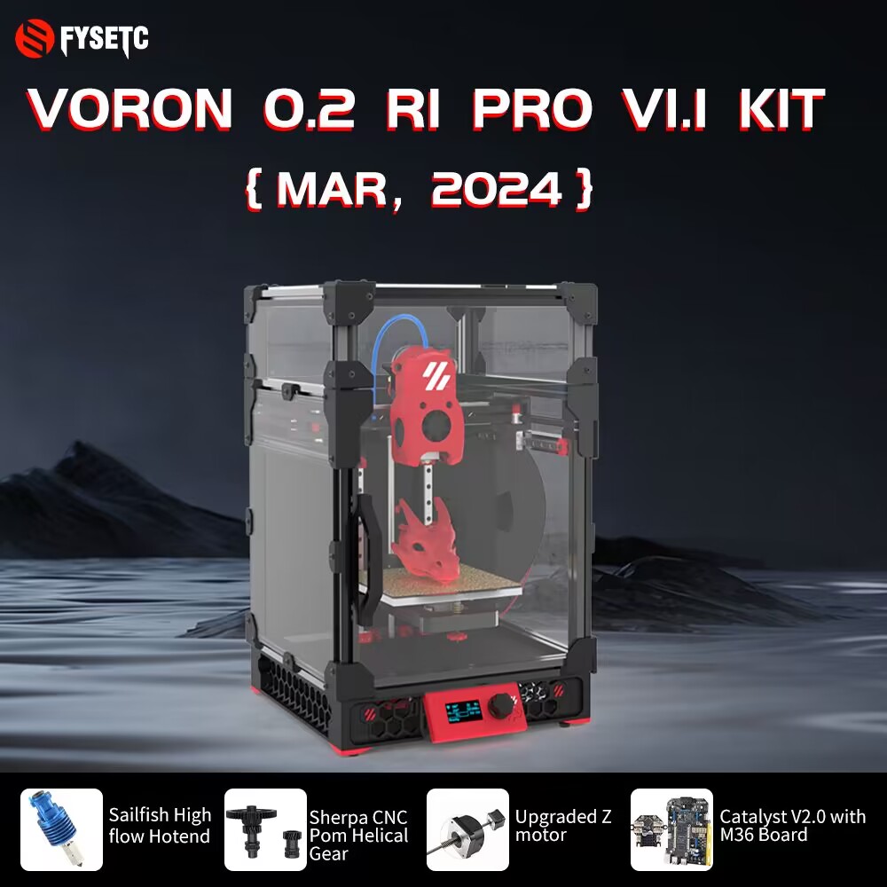 Kit Printer 3D Voron V0.2 R1 C - Corexy 3D Printer Kit ulasan dan harga